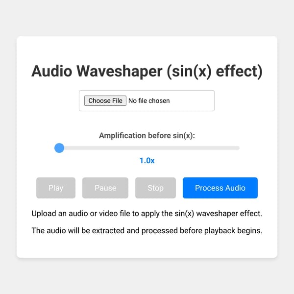 Wavshape
