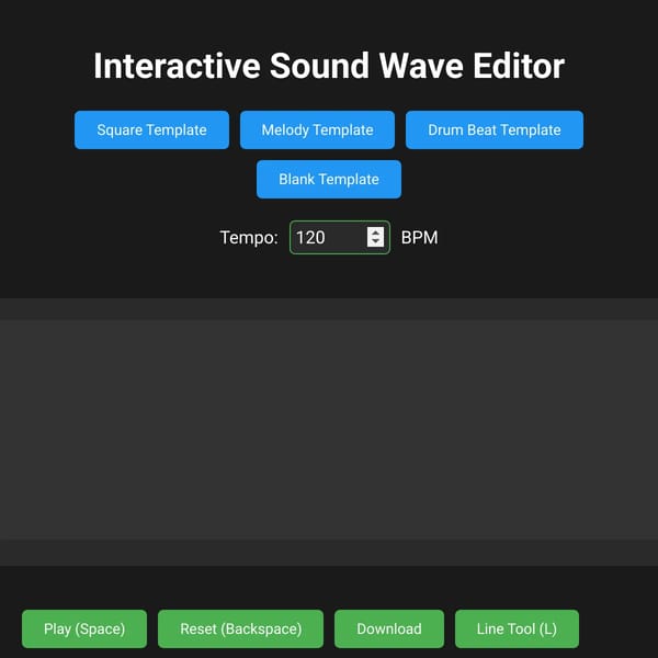 Interactive Sound Wave Editor
<