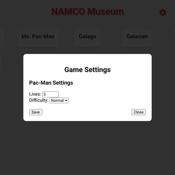 NAMCO Museum Beta