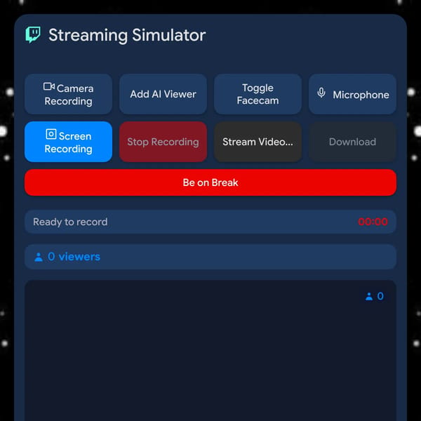 Streaming Simulator