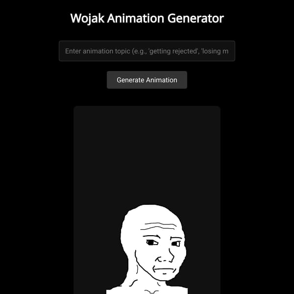 Wojak Animation Generator