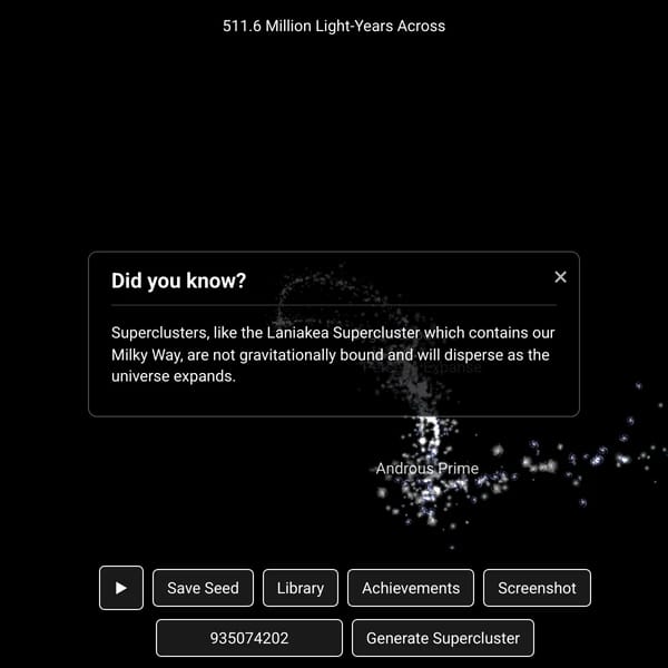 3D Galaxy Supercluster Generator