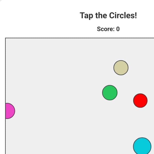 Tap the Circle Game