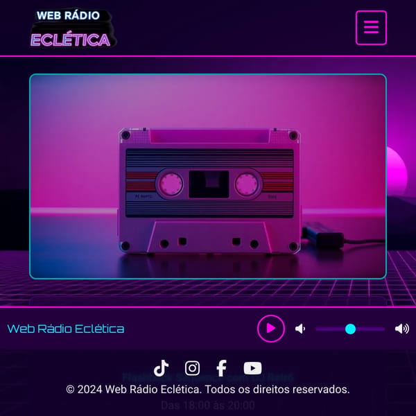Web Rádio Eclética - A sua vibe retrô!
