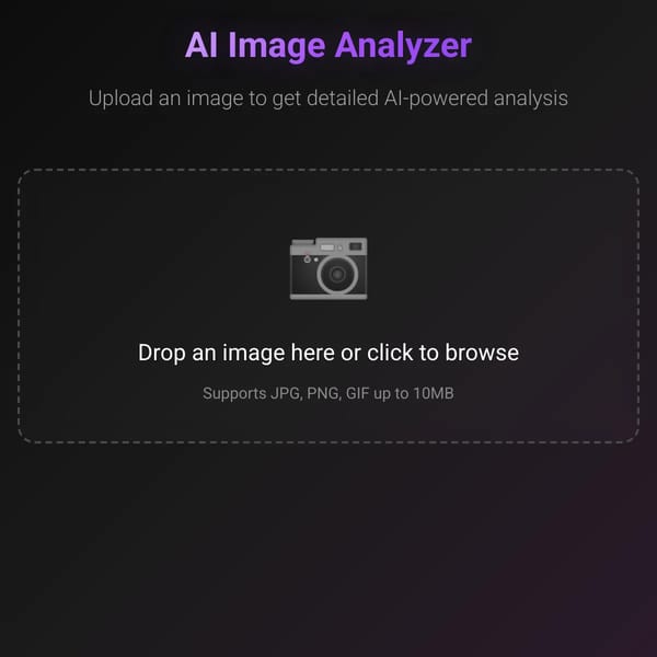 AI Image Analyzer