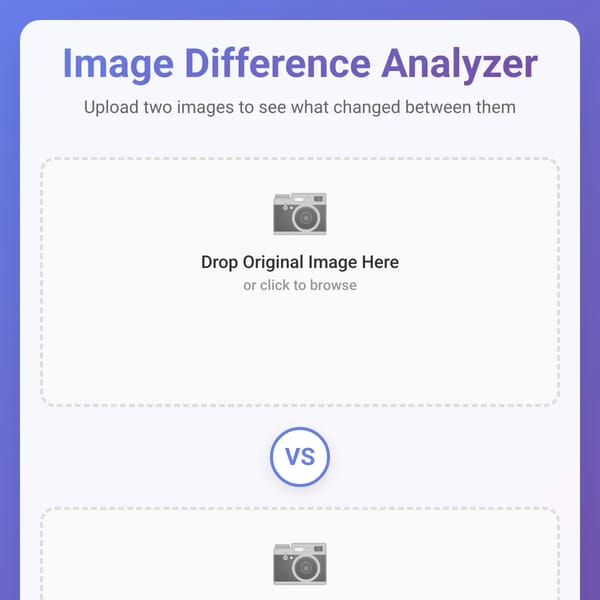 Image Difference Analyzer