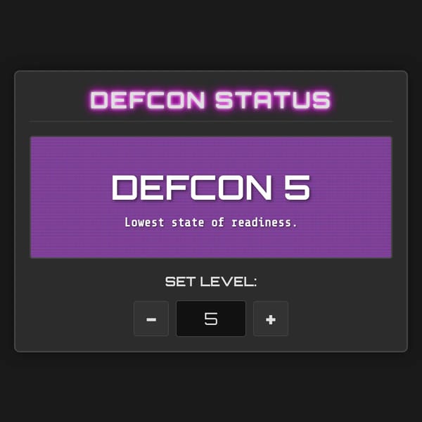 DEFCON Level Display