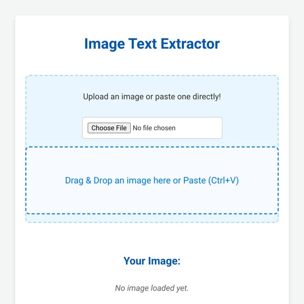 Image Text Extractor