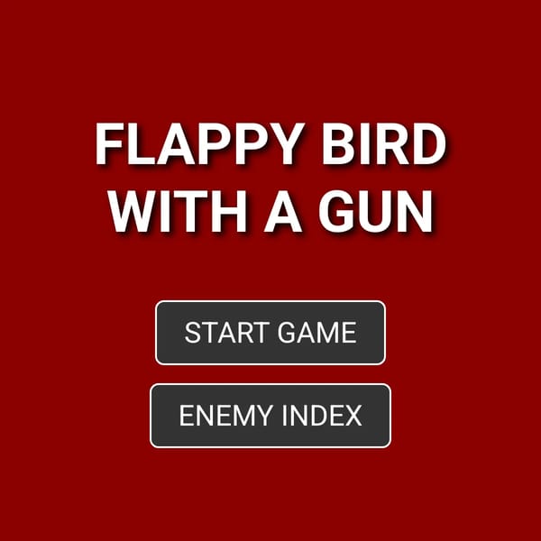 Flappy bird with a gun