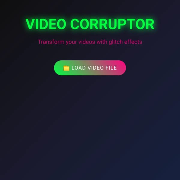 Video Corruptor - Glitch Effects