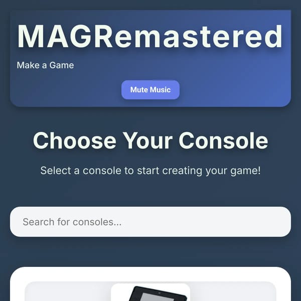 MAGRemastered - Make a Game Remastered