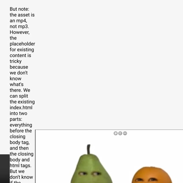 ORANGE AND PEAR