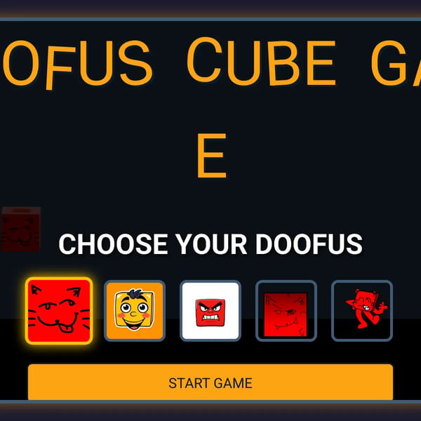 Doofus Cube Game
