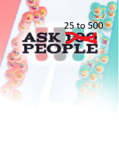 Ask up to 500 People Simulator