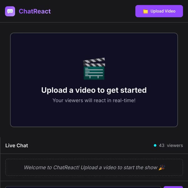 Twitch Chat React - Video Viewer