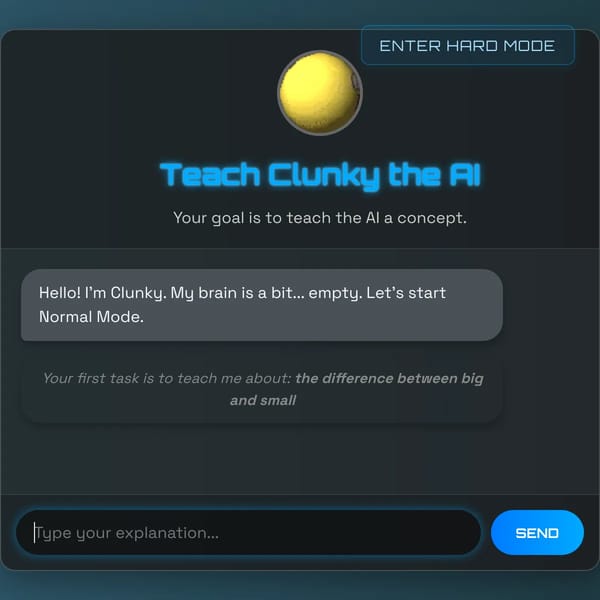 Teach the AI