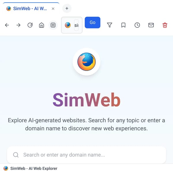 SimWeb - AI Web Explorer