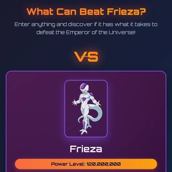 What Can Beat Frieza?