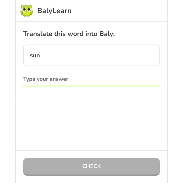 BalyLearn