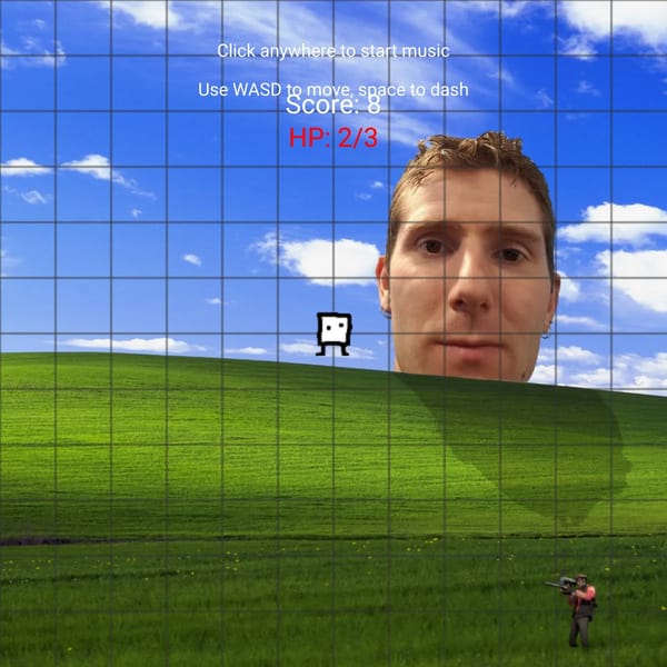 Oh dear god what is happening!? (bullet hell survival game!)