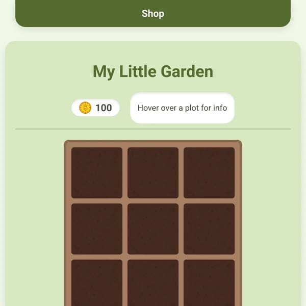 Grow a garden -Comment to add your plants-