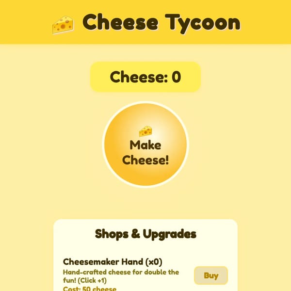 Cheese Tycoon
