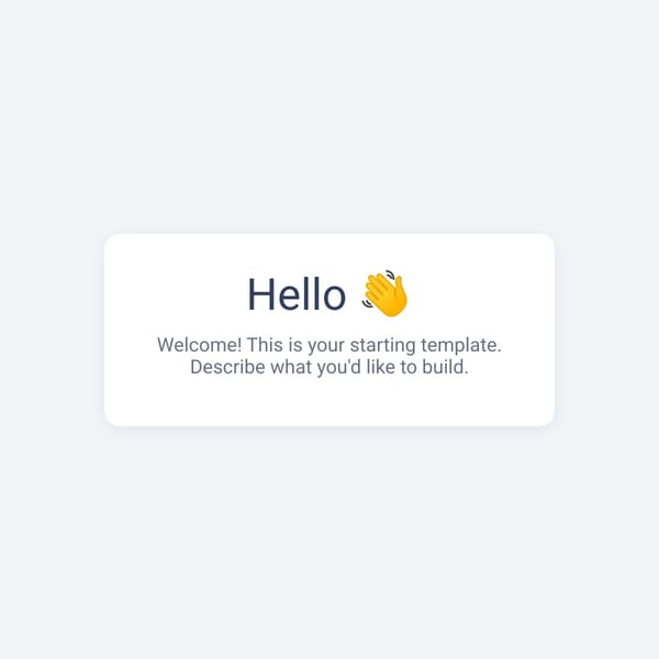 Hello Webpage