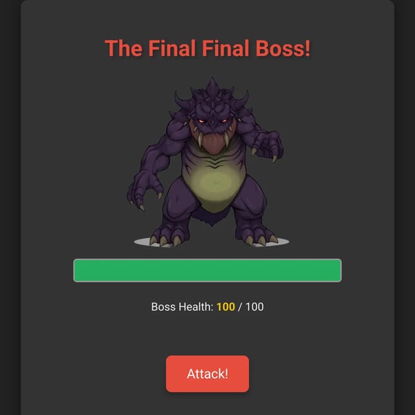 Slop Project: Final Final Boss