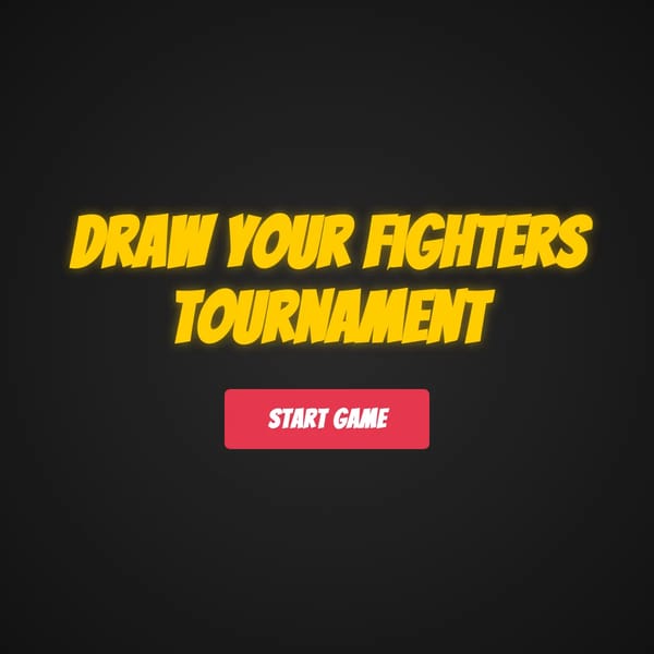 Draw Your Fighters Tournament