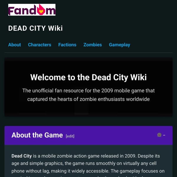 Dead City Wiki | Fandom
