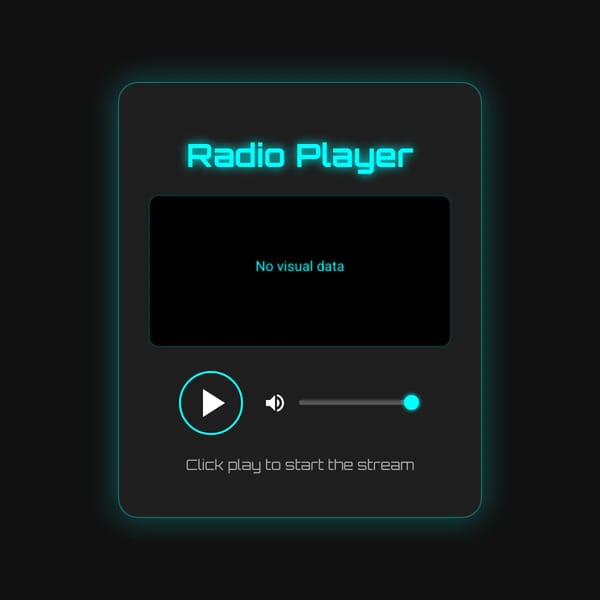 Web Radio Player