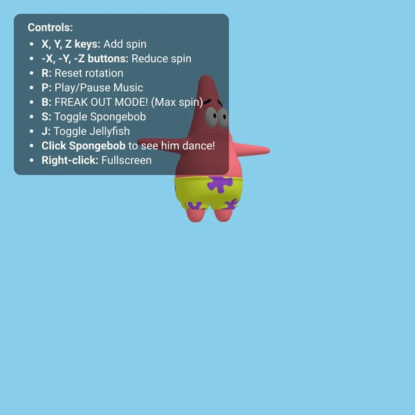Spinning Patrick