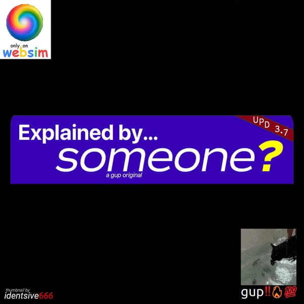 Explained by.. someone? (Update v4.3)