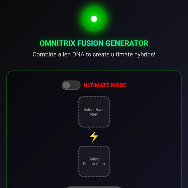 OMNITRIX FUSION GENERATOR