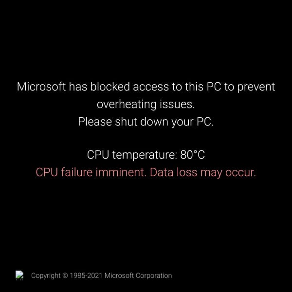 Windows Stop Error