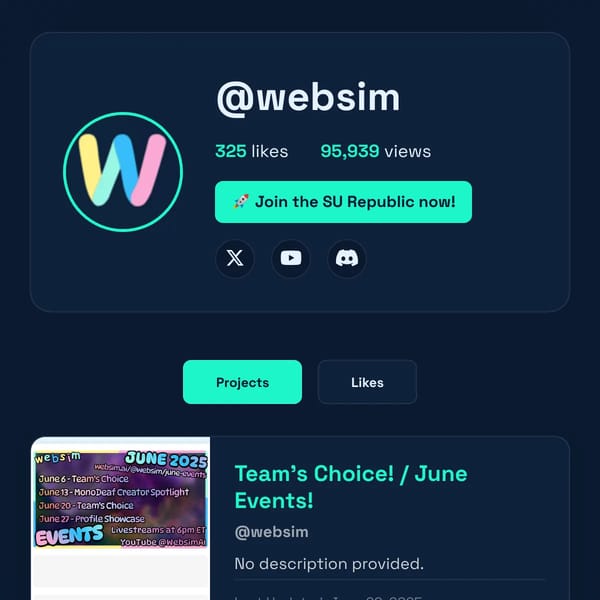 Websim has been conquered by the su republic