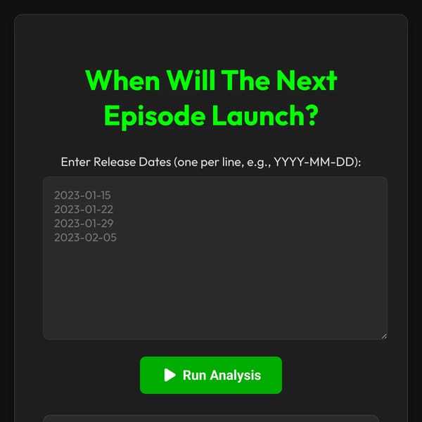 When Will The Next Episode Launch?