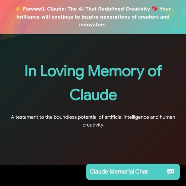 Memorial | Claude Haiku & Sonnet