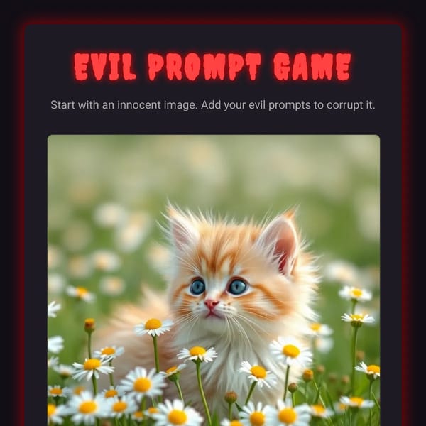 Evil Prompt Game