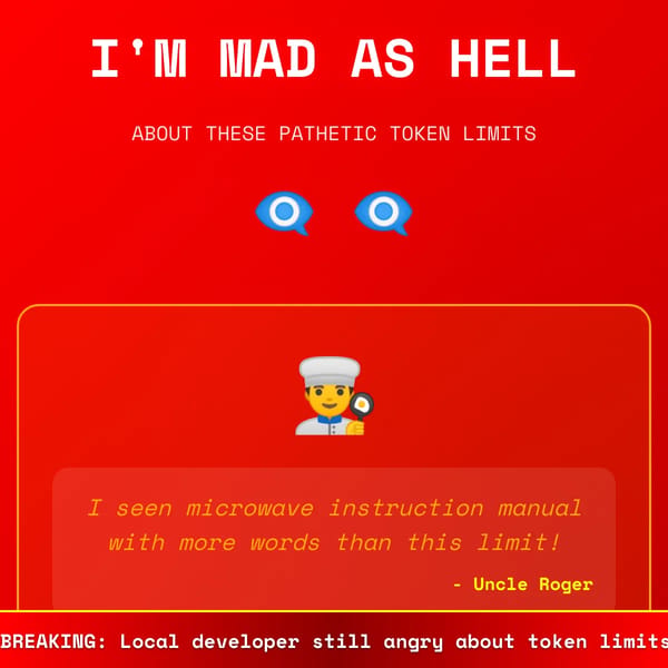 TOKEN RAGE - I'M MAD AS HELL!