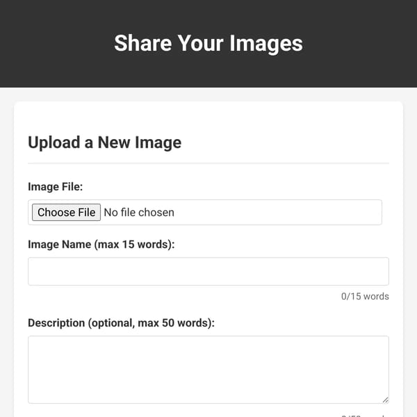 Image Share & Rate