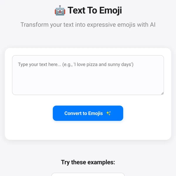 Text To Emoji