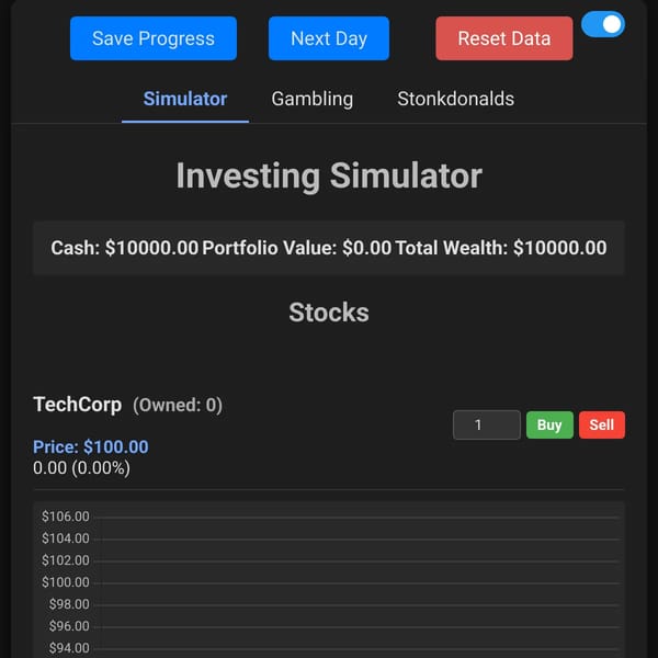 stonks simulator