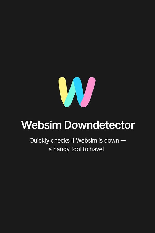 Websim Status Detector