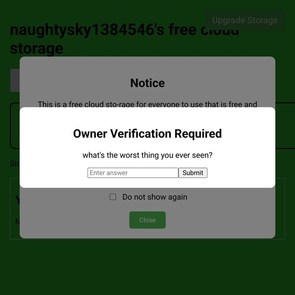 nAuGHtYskY1384546's frEe cLOud sTORage