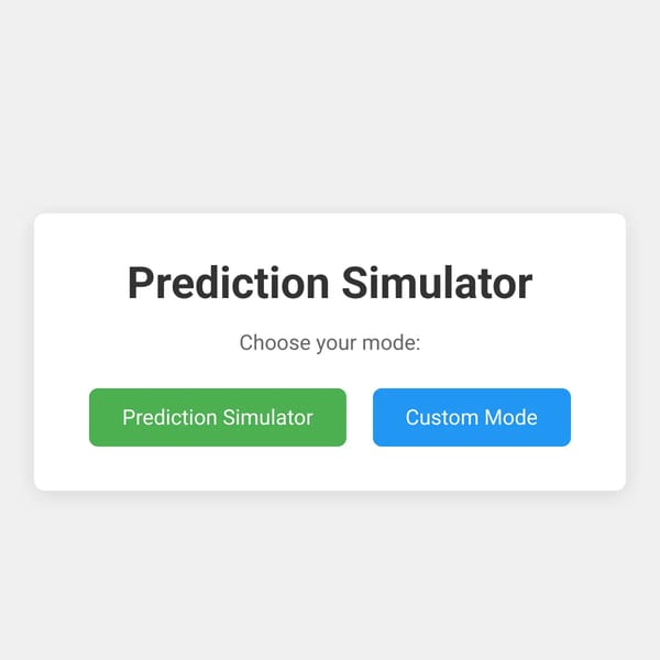 Object Show Prediction Simulator