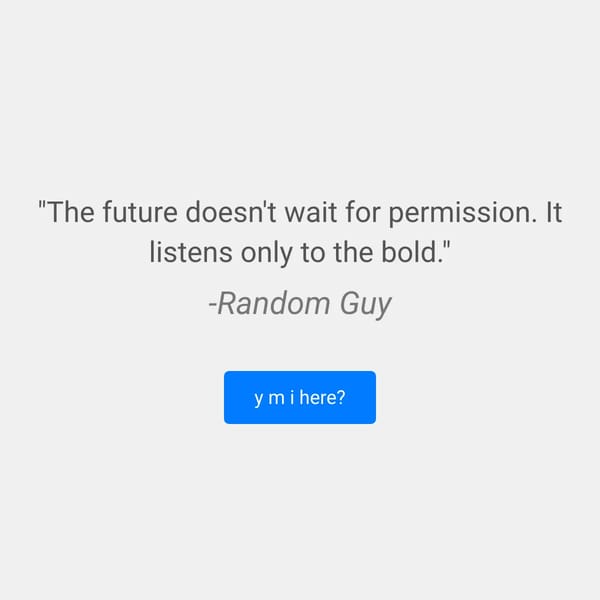 RANDOM GUY'S QUOTA