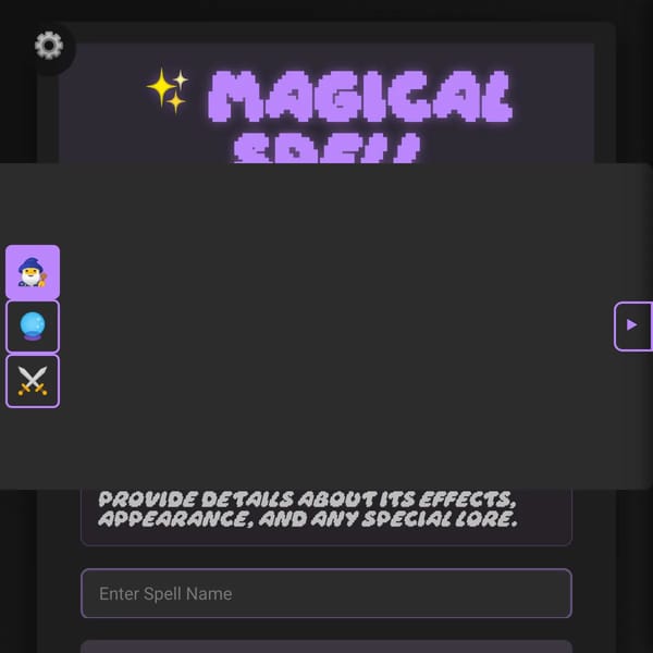 Magical Spell Crafting