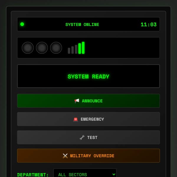Black Mesa Intercom Simulator
