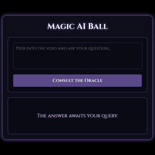 Magic AI Ball